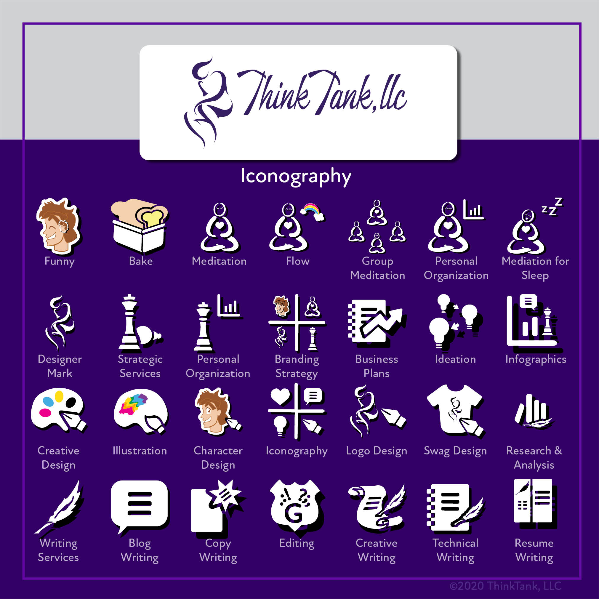 A Collection of ThinkTank's Icons