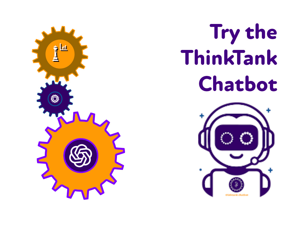 Some cover art for the thinktank chatbot.